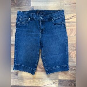 Kut from the Kloth Dark Blue Women's Bermuda Shorts